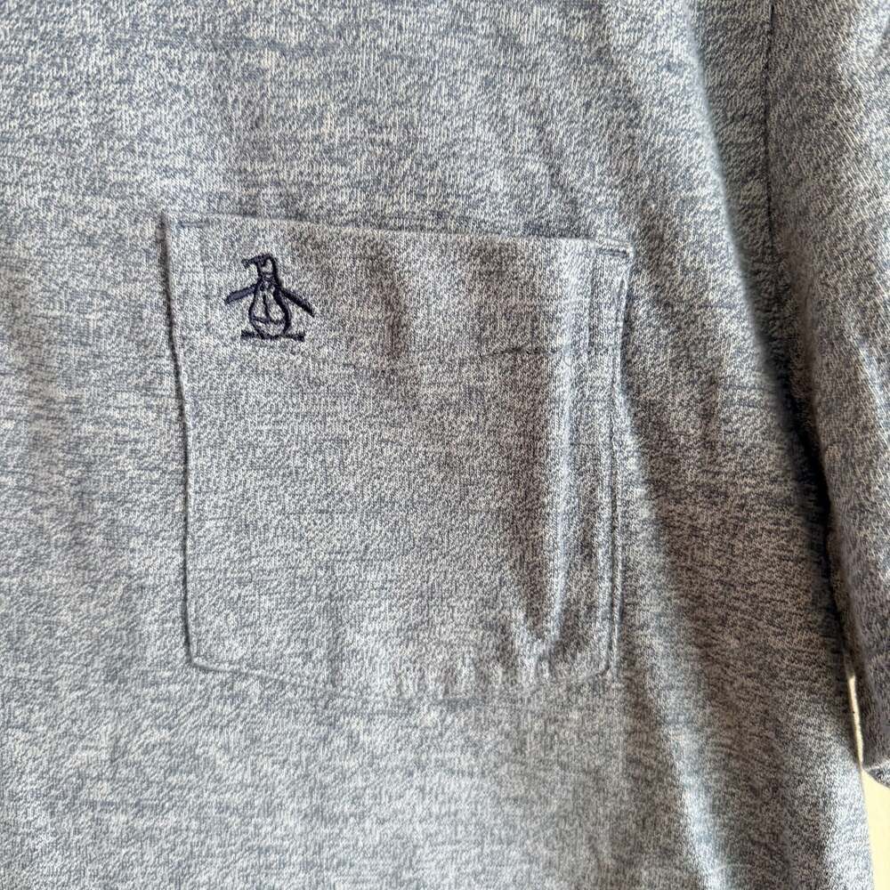 Original Penguin Original Penguin Gray Crew Neck T-Shirt Men's Large - Picture 2 of 6